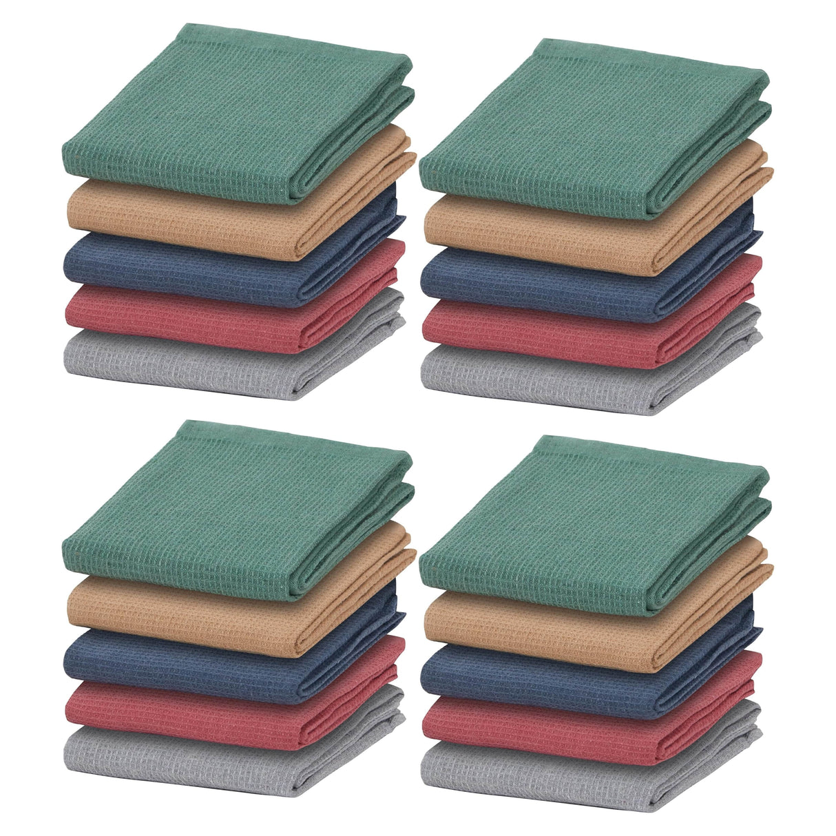 20 Pack Cotton Tea Towel by OLIVIA ROCCO - 45cm x 65cm