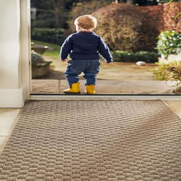 Textured Washable Mat and Runner Dots Design by The Rugs