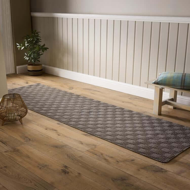 Textured Washable Mat and Runner by The Rugs