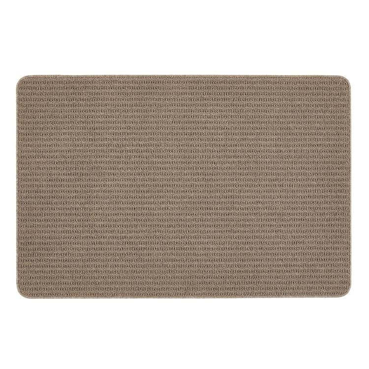 The Rugs Textured Washable Mat and Runner Plain