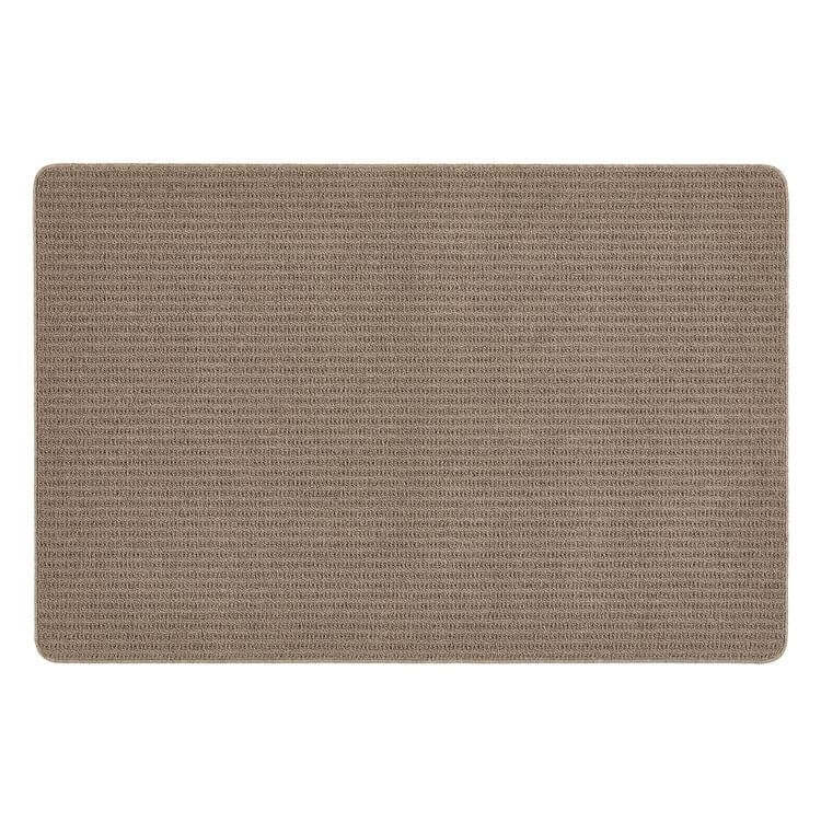 The Rugs Textured Washable Mat and Runner Plain
