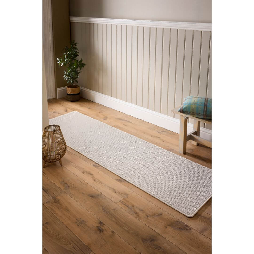 The Rugs Textured Washable Mat and Runner Plain