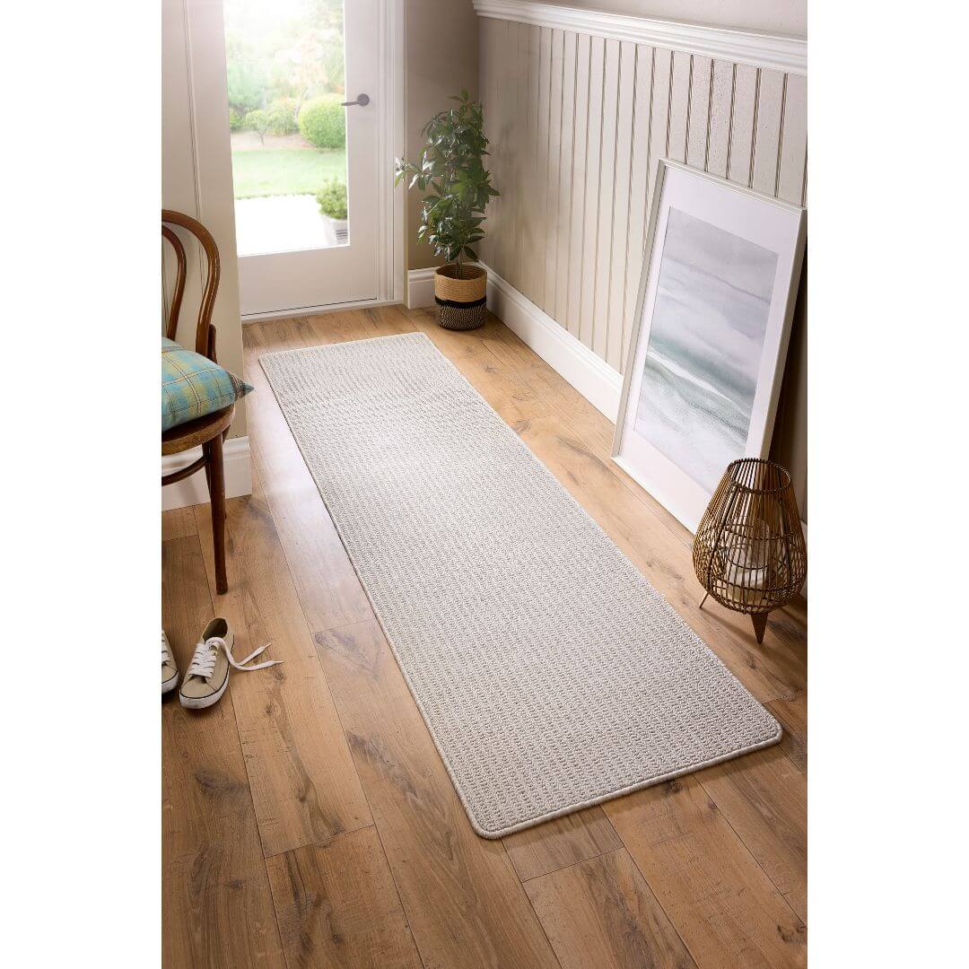 The Rugs Textured Washable Mat and Runner Plain