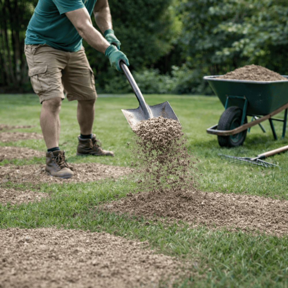 Dandy’s Topdressing Sand & Soil Mix for Lawns