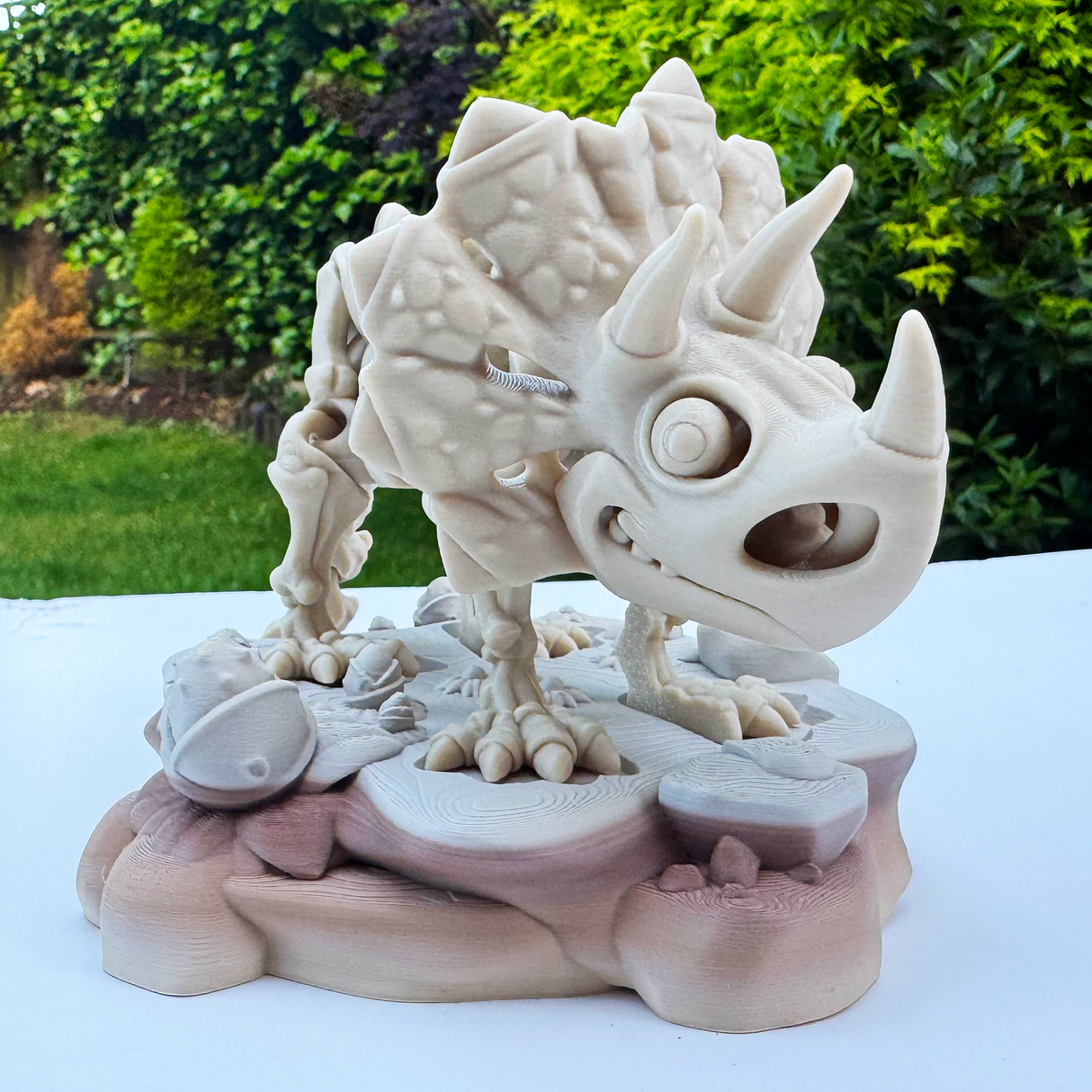 Filamora Studios Articulated Triceratops Skeleton