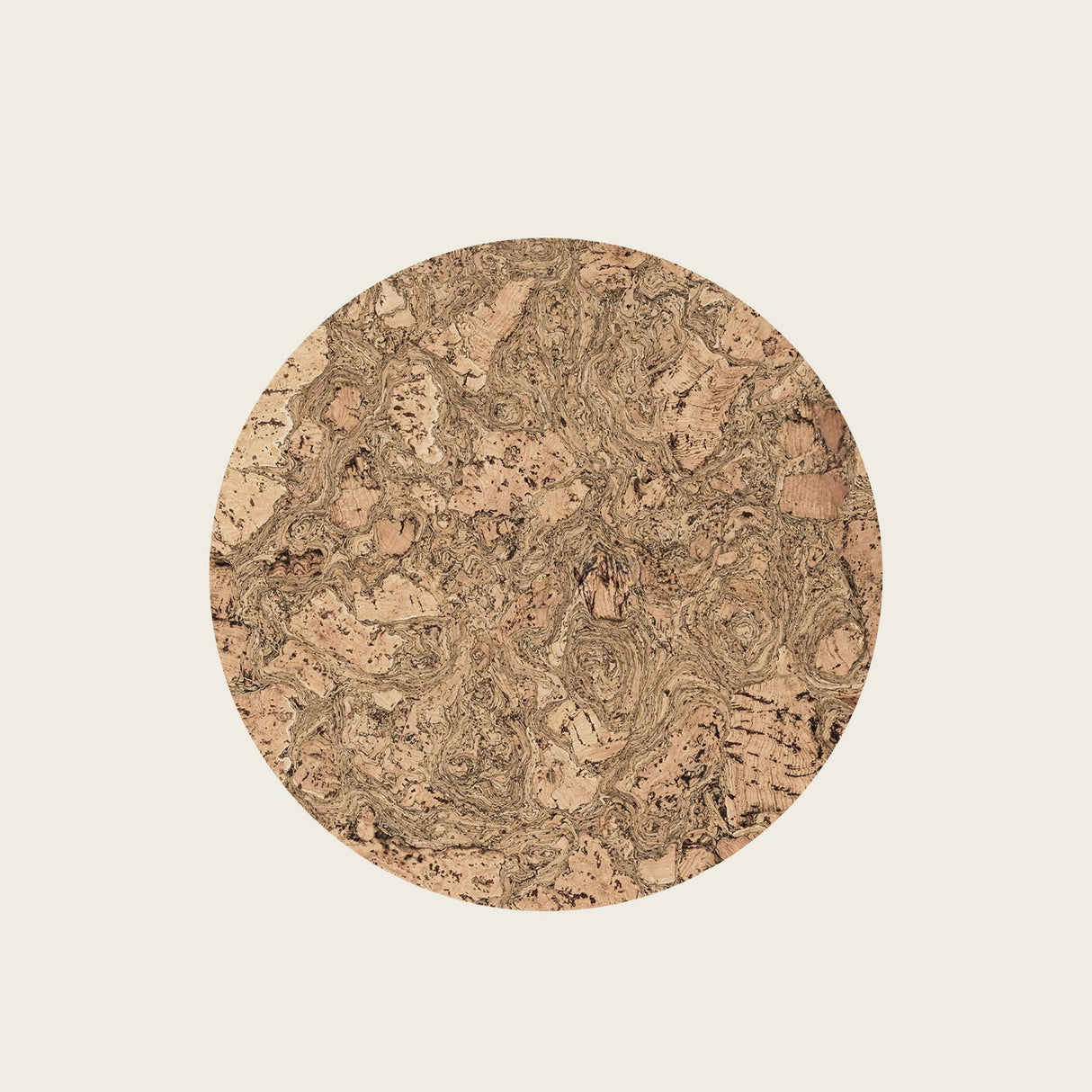 Portuguese Treasures Round Black Twist Cork Placemats