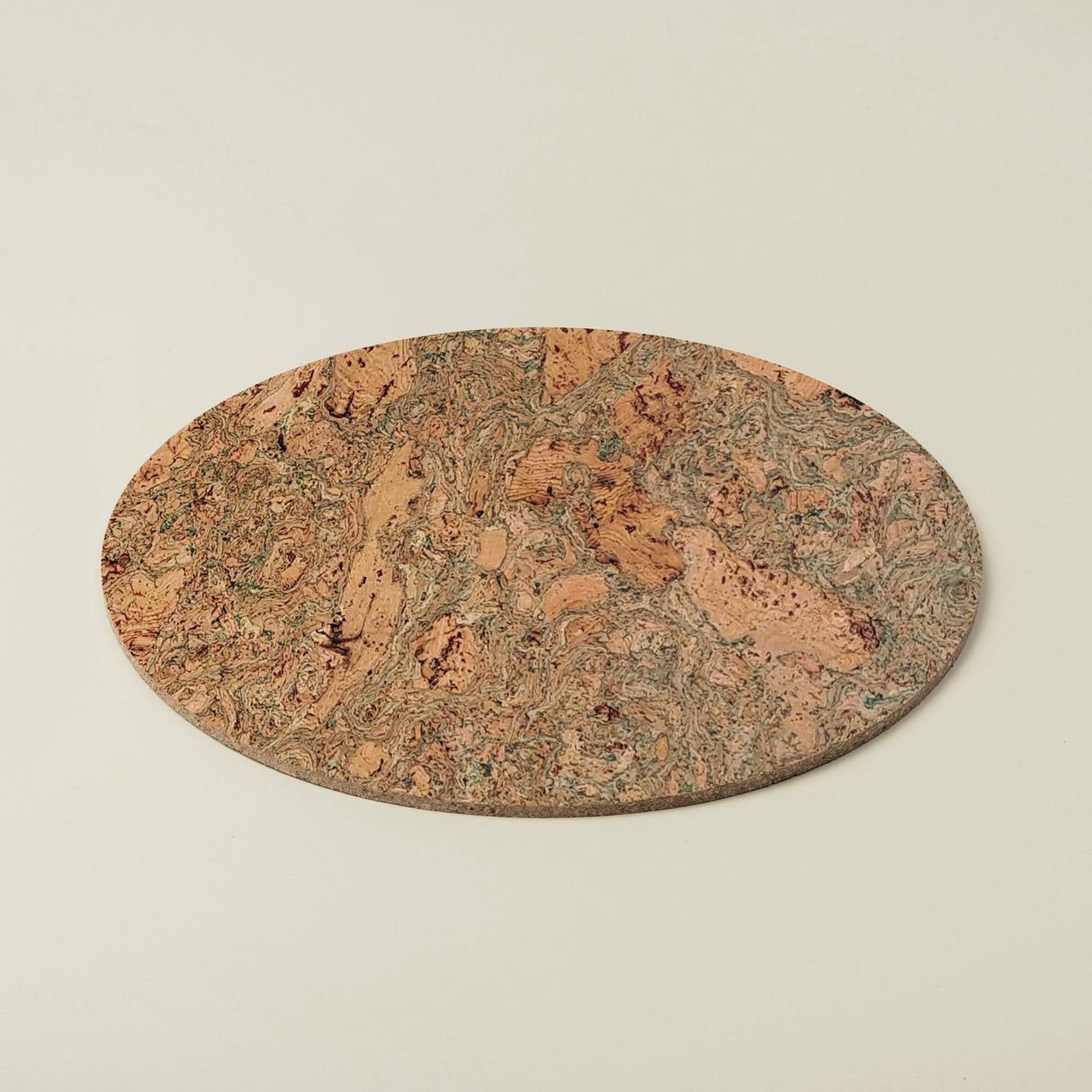 Portuguese Treasures Round Green Cork Placemats Twist
