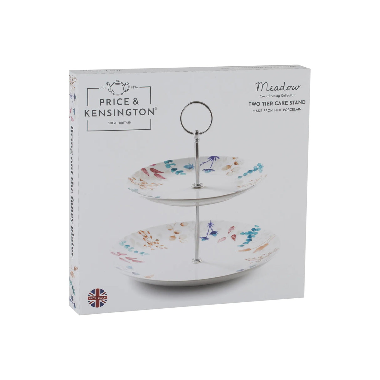 Price & Kensington Meadow Porcelain Two Tier Cake Stand