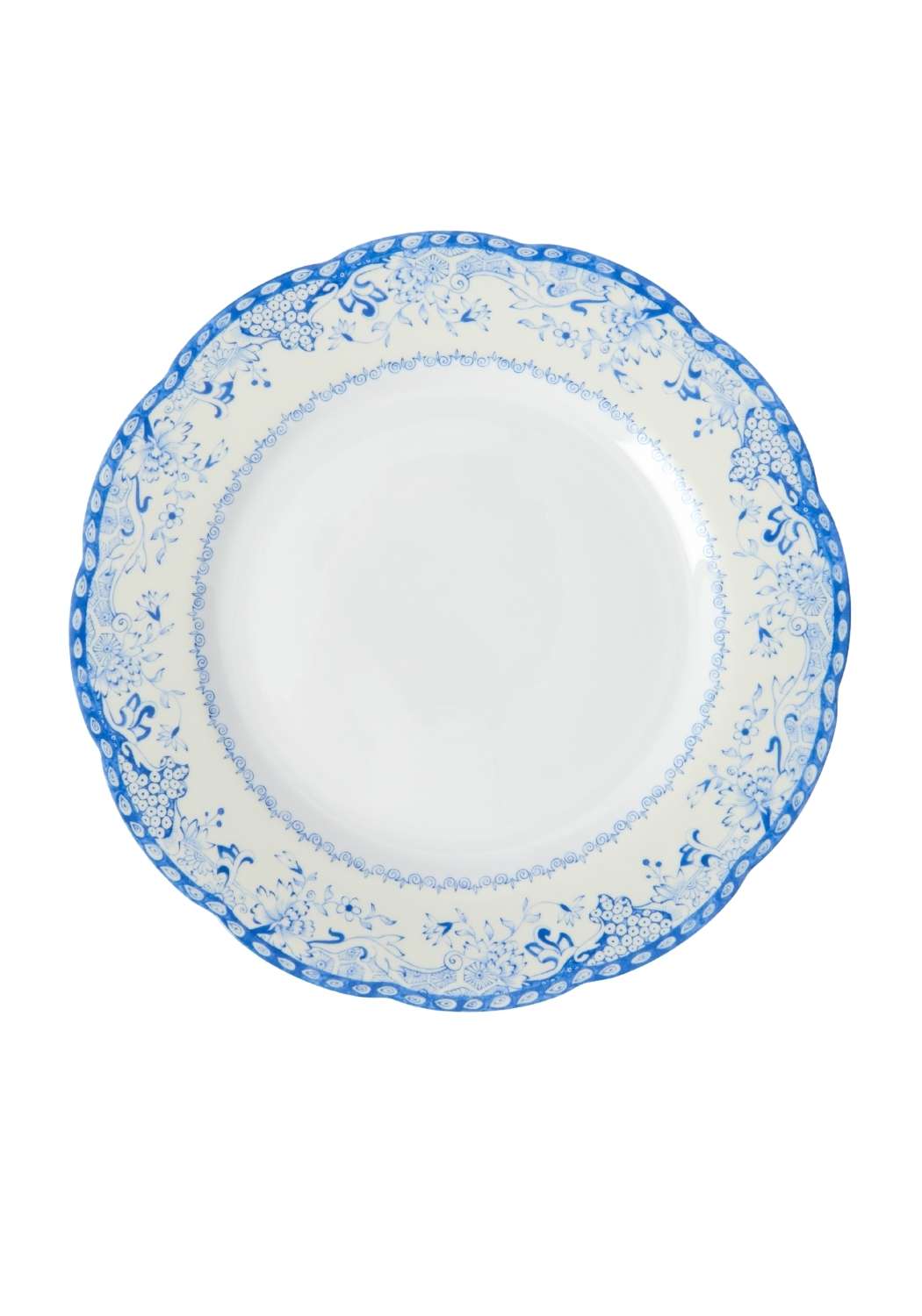 Casa by Josephine Jenno Virginia Blue White Dinner Plates - Set of 4