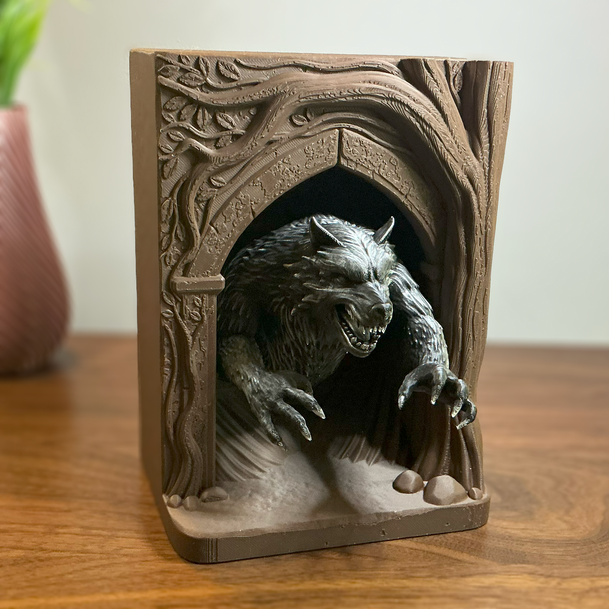 Filamora Studios Werewolf Book Nook Gothic