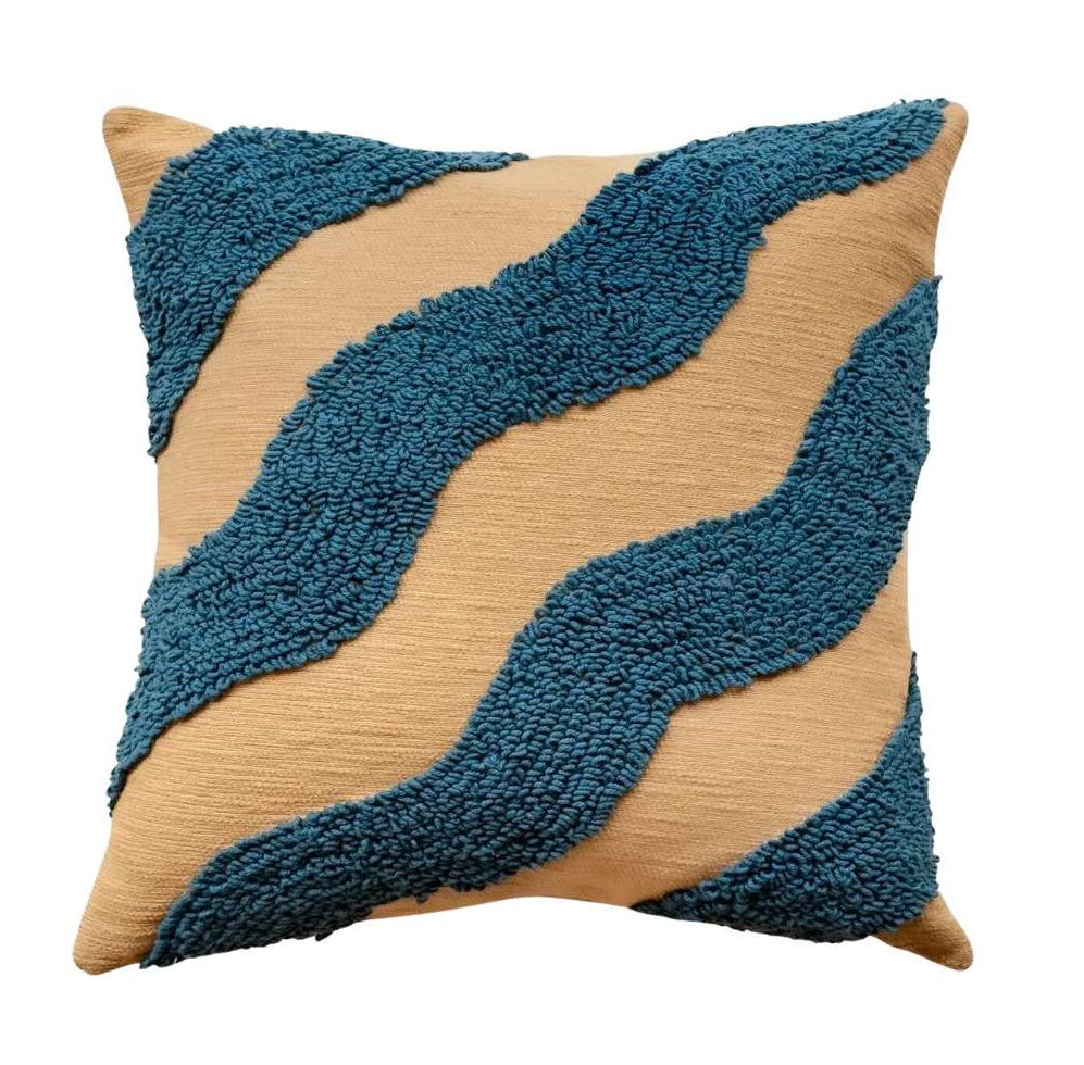 Casa by Josephine Jenno Wavy Blue Cushion Cover 50x50cm