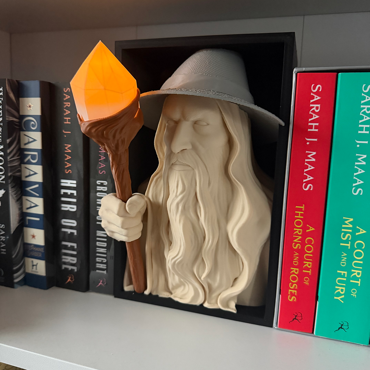 Filamora Studios Glowing Wizard Book Nook