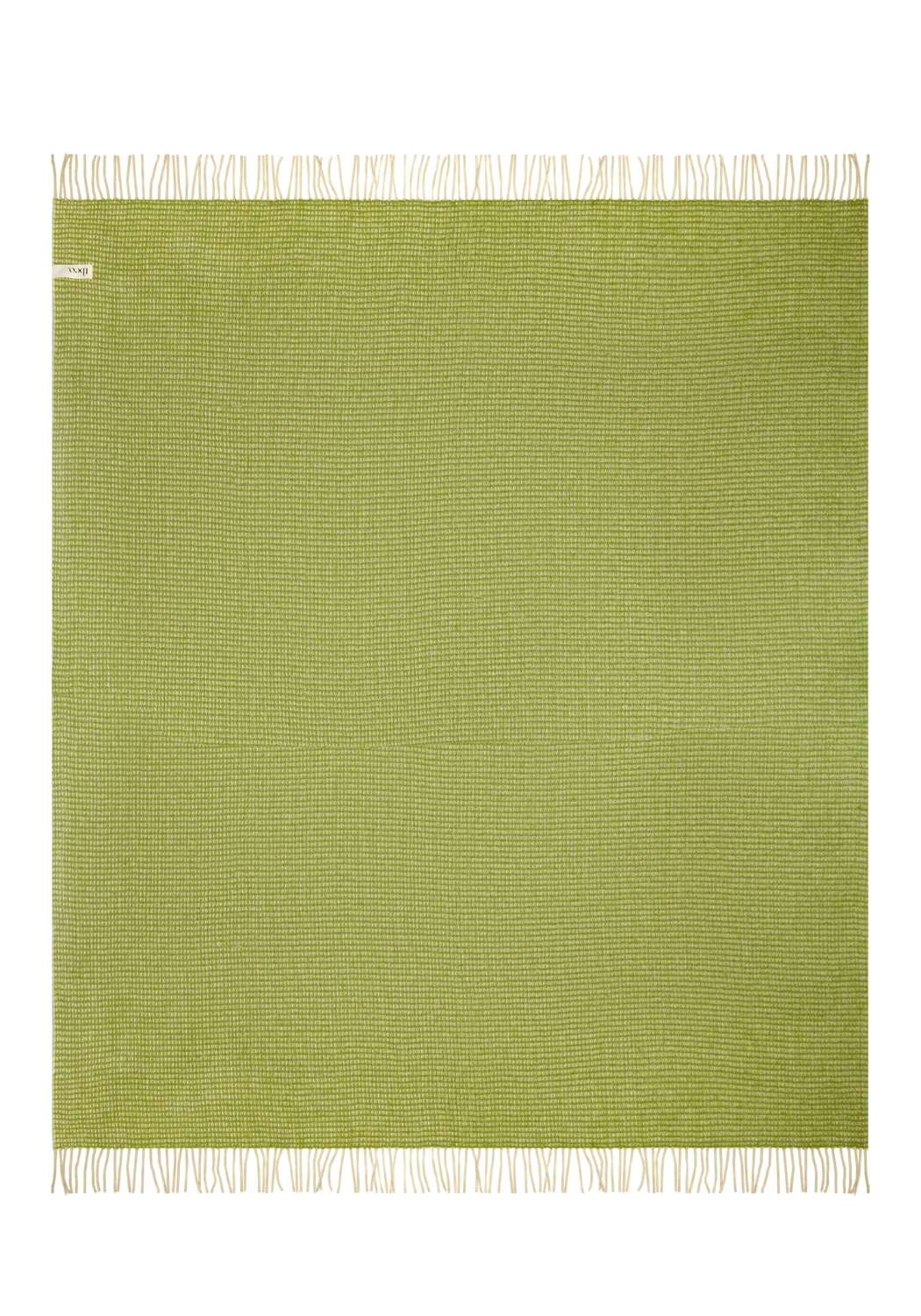 Casa by Josephine Jenno Wool Waffle Blanket - Green
