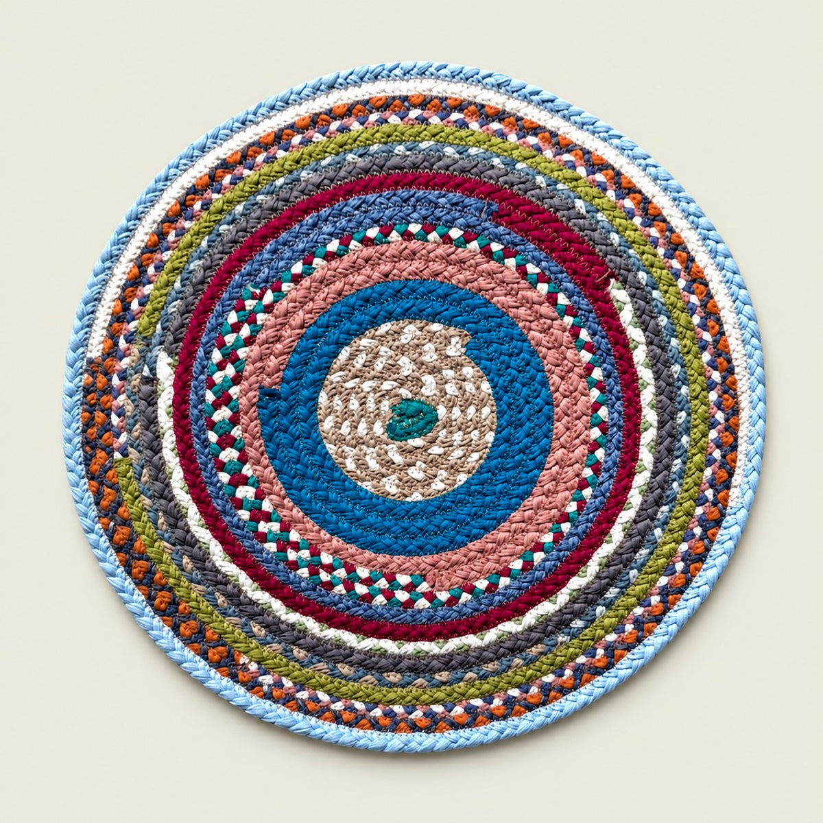 Portuguese Treasures Round Braided Cotton Placemats