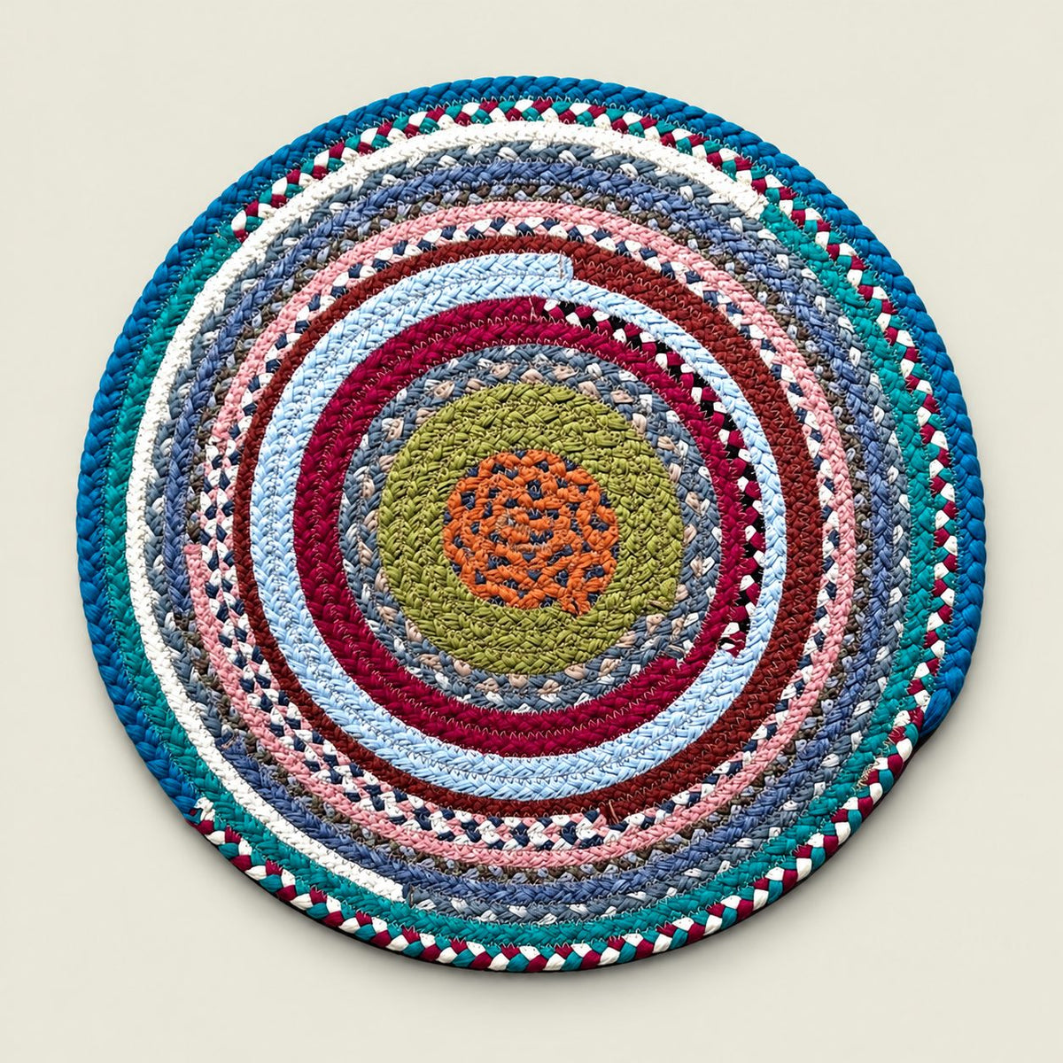 Portuguese Treasures Round Braided Cotton Placemats
