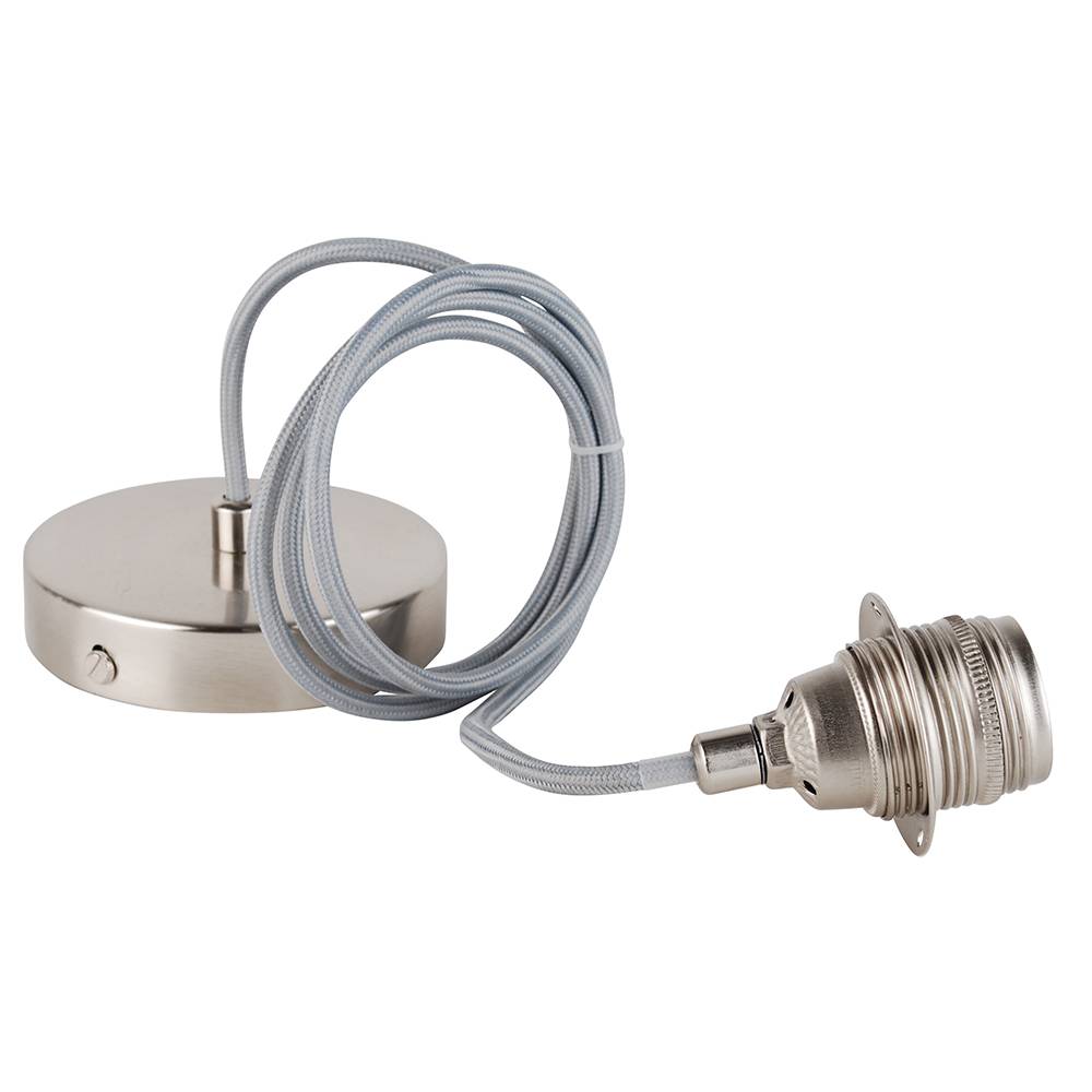 Pagazzi Contemporary Nickel Flex Pendant Fitting