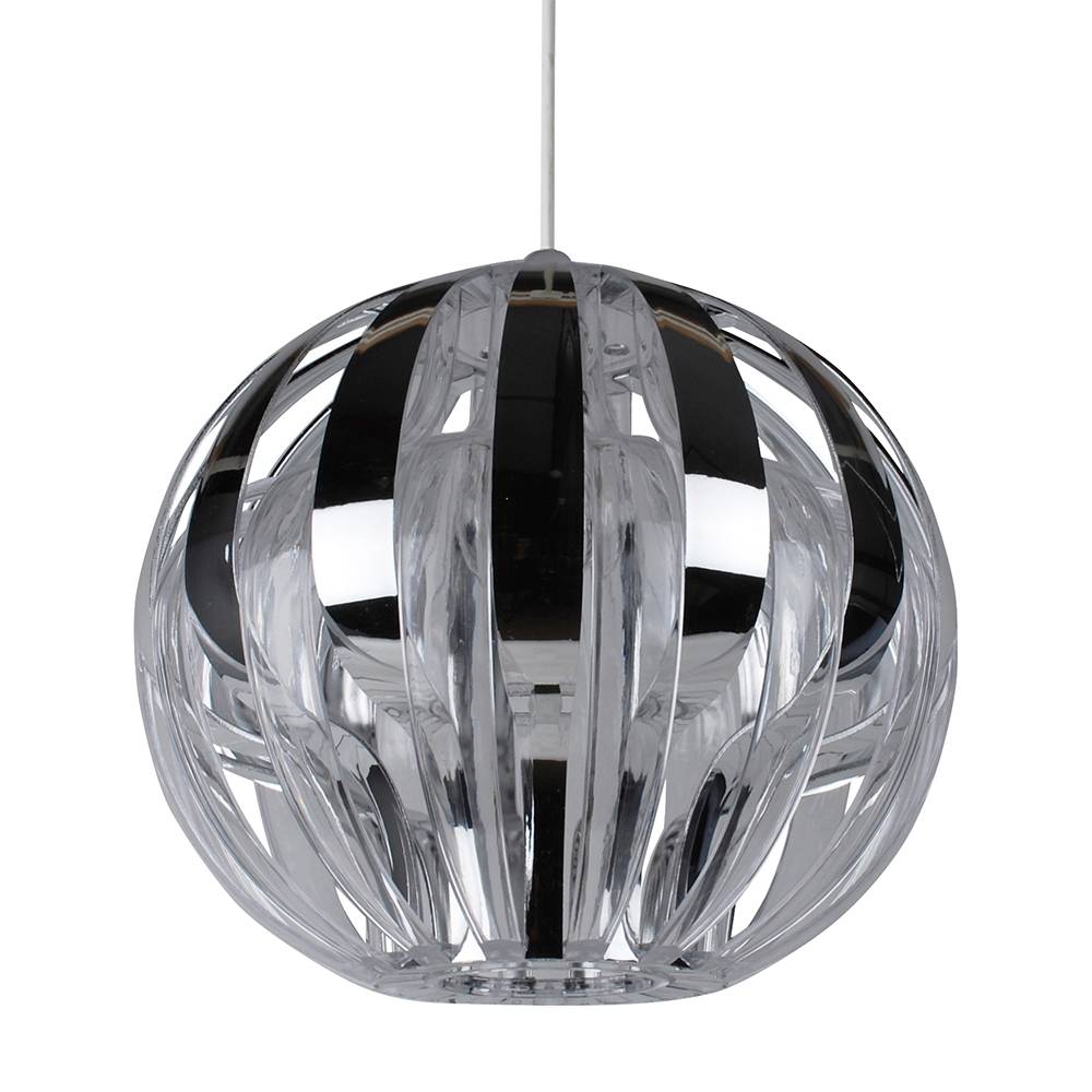 Pagazzi Bimber Polished Chrome Easy Fit Pendant Shade