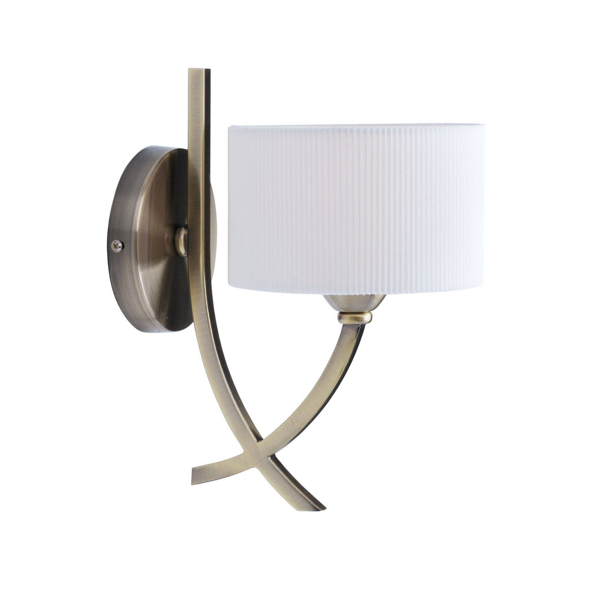 Pagazzi Justina Antique Brass Wall Light