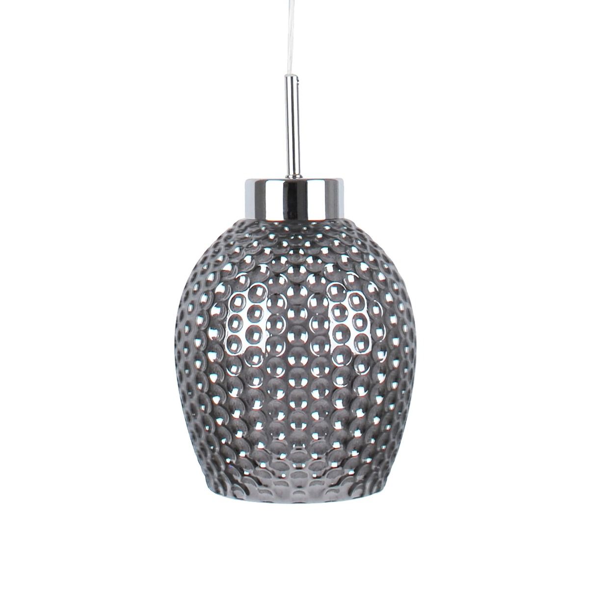 Pagazzi Raide Light Textured Glass Pendant Ceiling Light