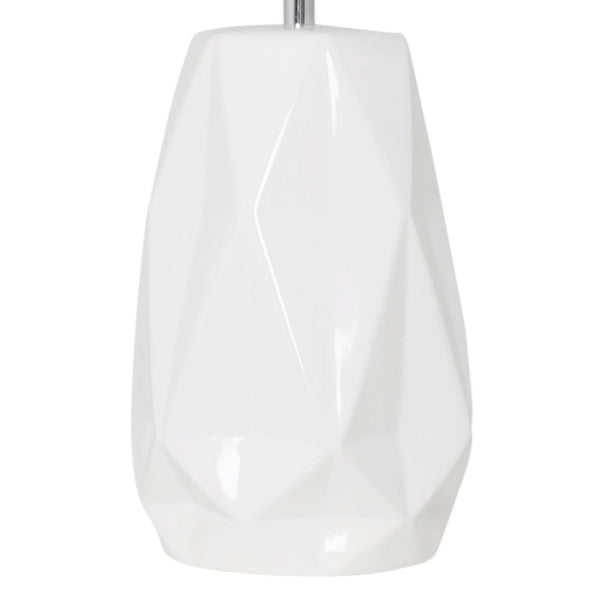 Pagazzi Skova White Ceramic Table Lamp