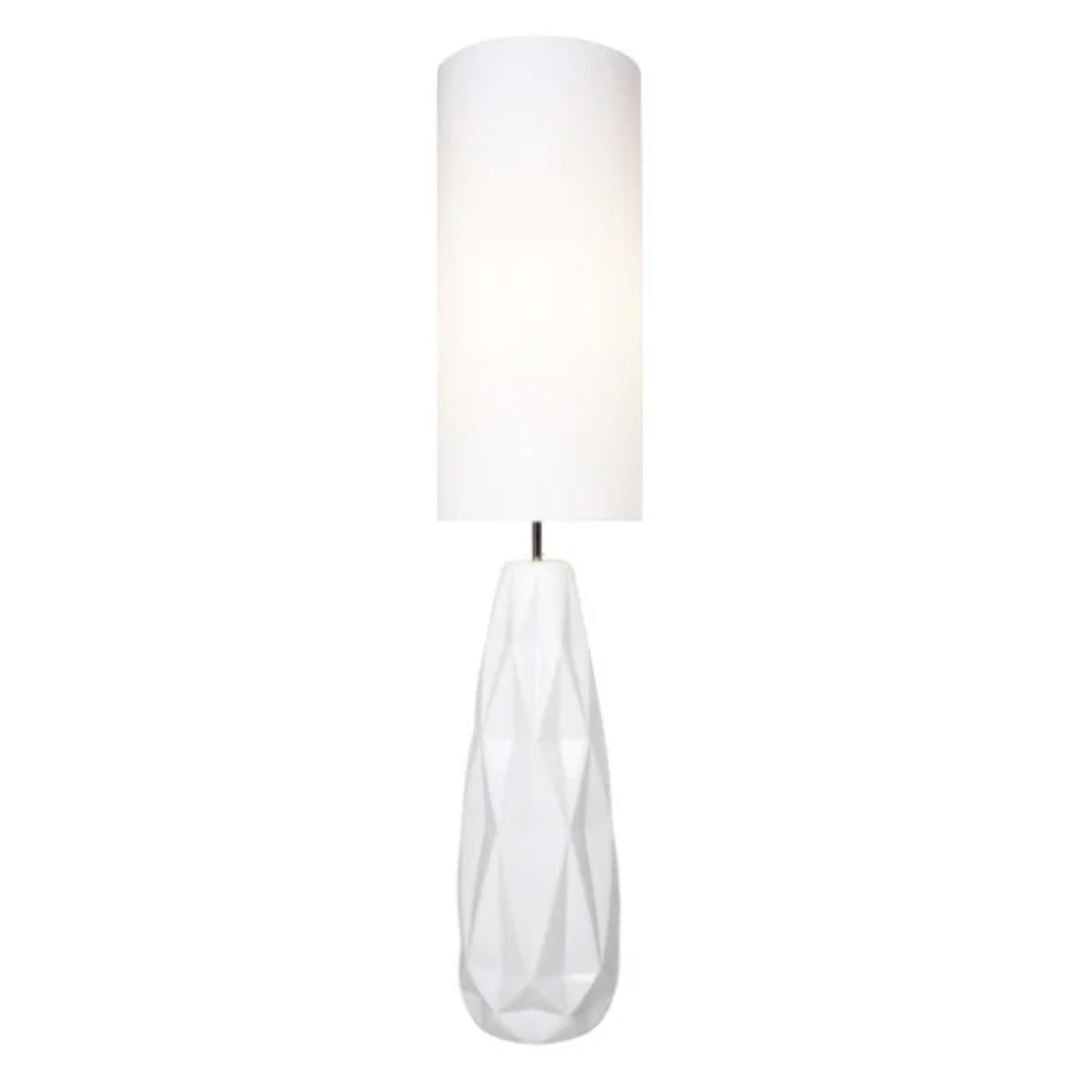 Pagazzi Skova White Ceramic Floor Lamp