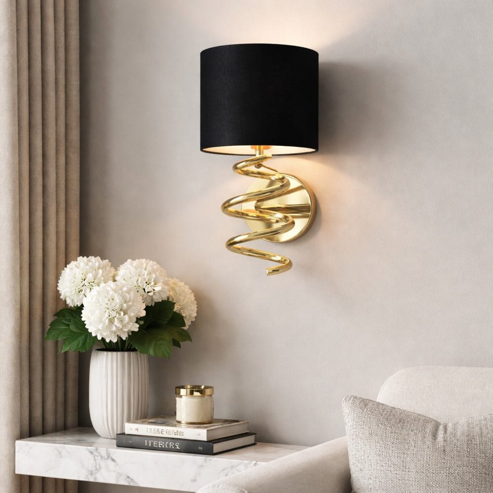 Pagazzi Kasi Polished Brass Wall Light