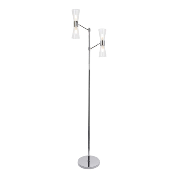 Pagazzi Herrera 4 Light Polished Chrome Floor Lamp