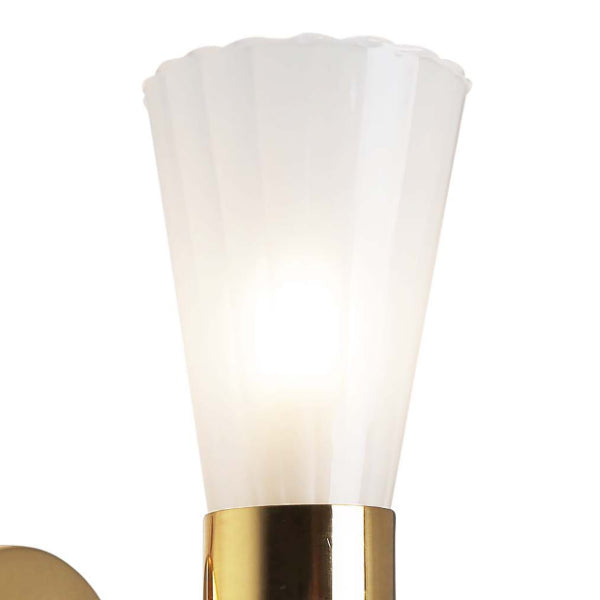 Pagazzi Herrera 2 Light Gold Wall Light
