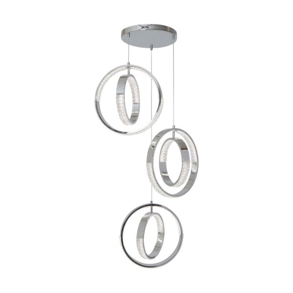 Pagazzi Yazia Polished Chrome LED Ceiling Pendant