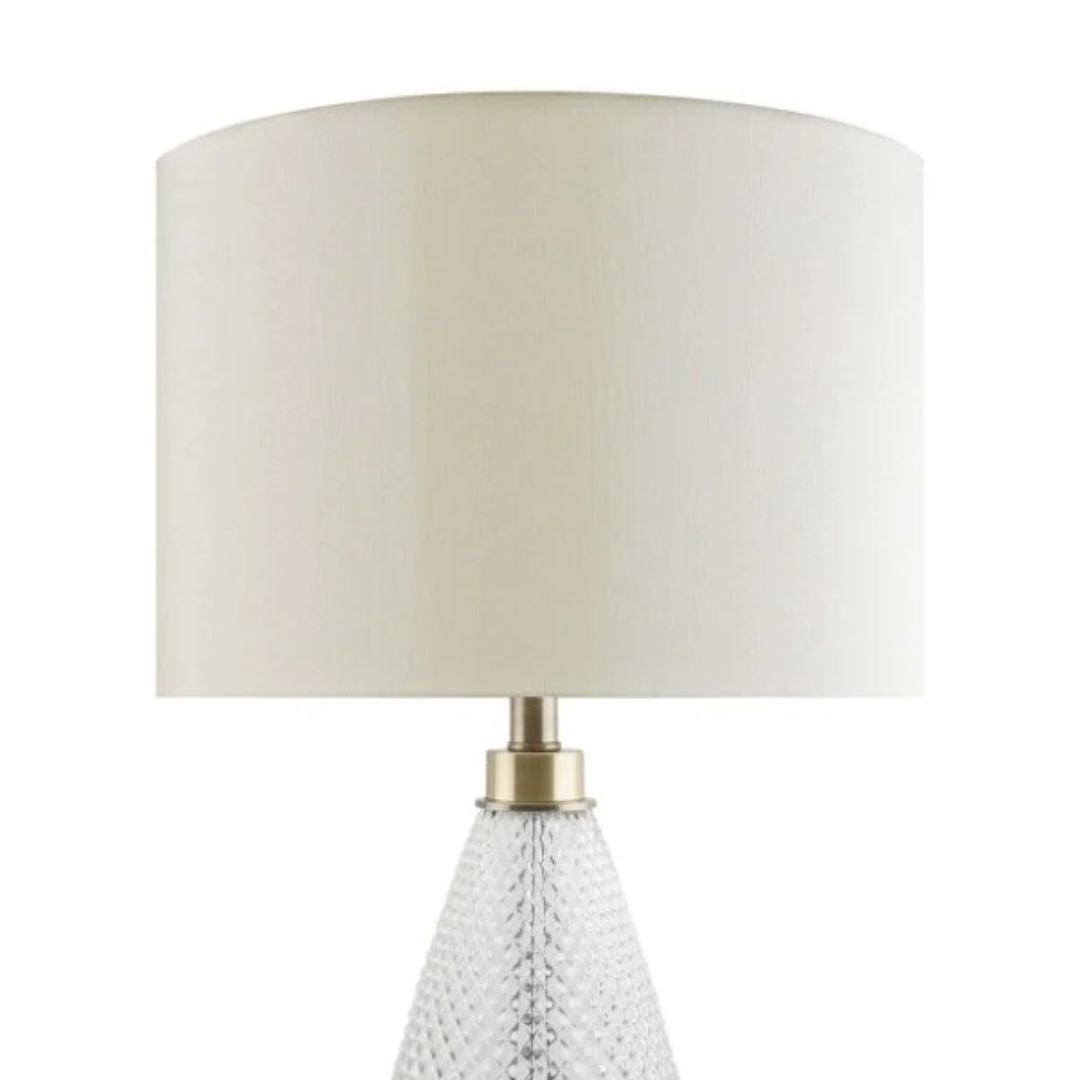 Pagazzi Virginia Antique Brass Textured Glass Table Lamp