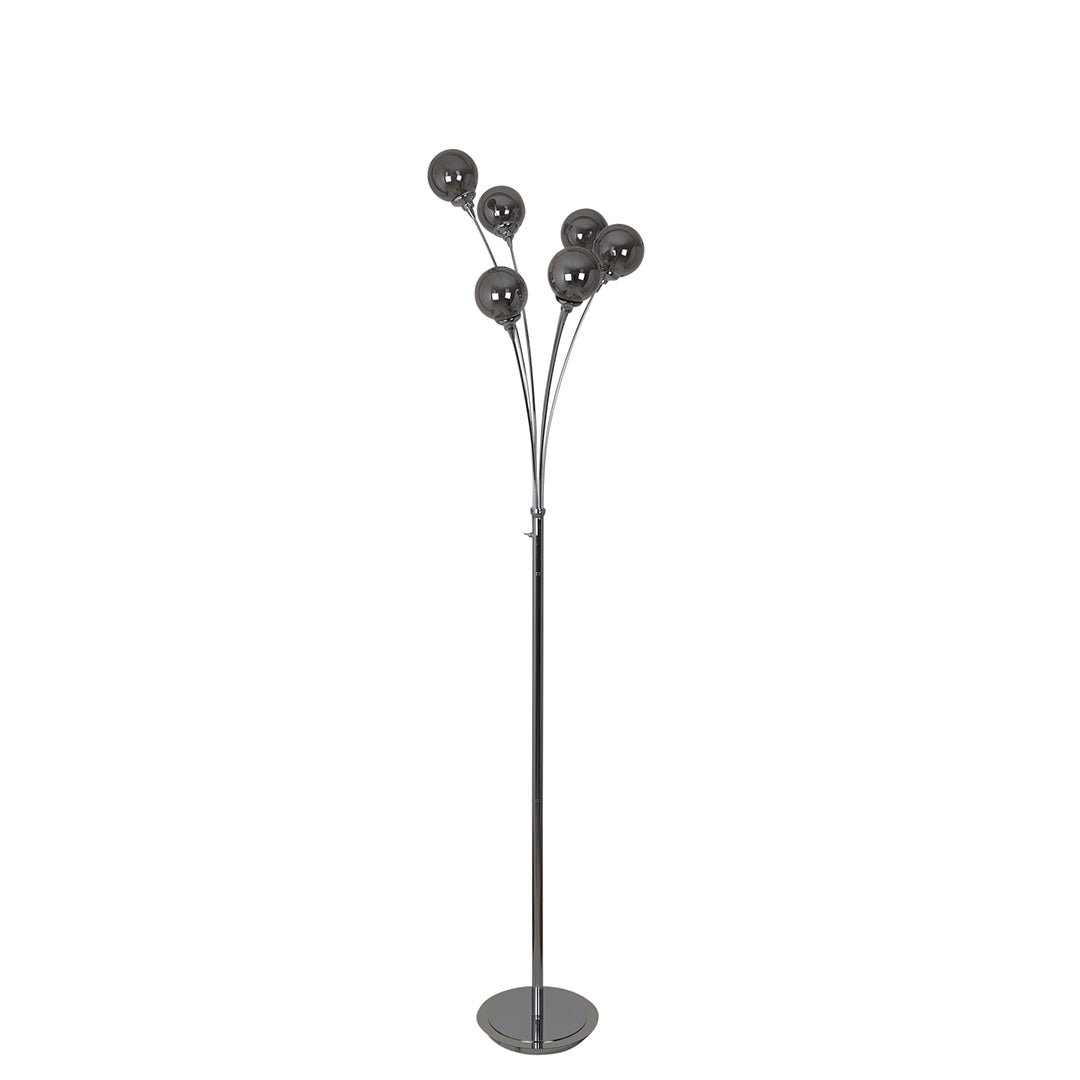 Pagazzi Bungo Polished Chrome Floor Lamp