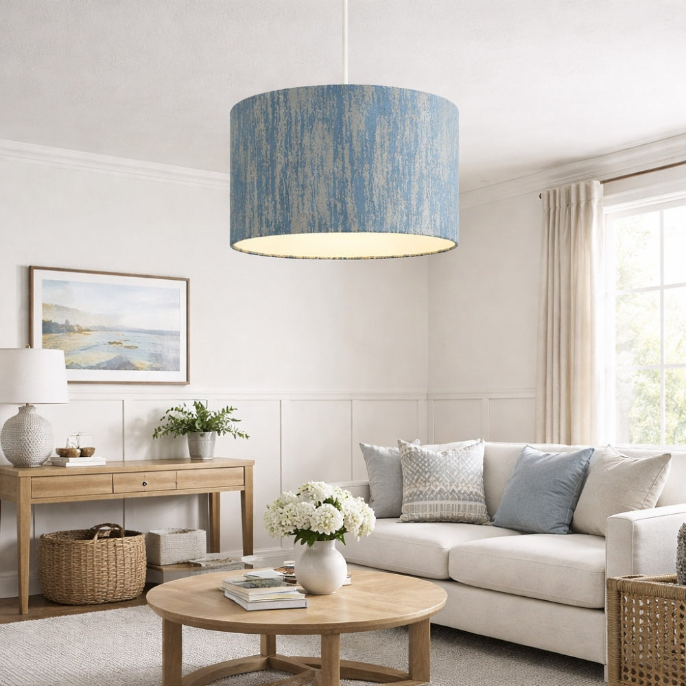 Pagazzi Canterbury Blue Jacquard Shade - 30cm