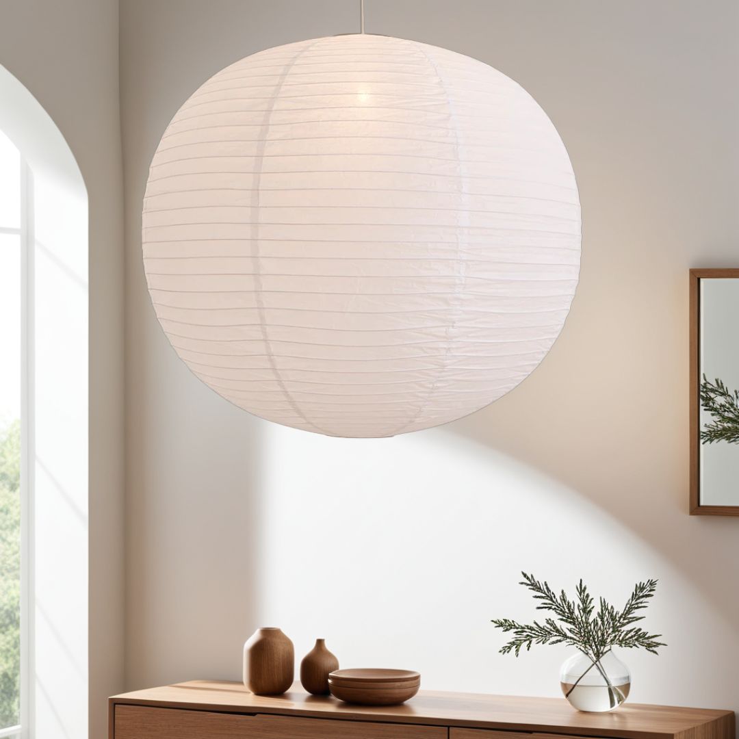Pagazzi Rufus 100cm Paper Ball White Shade