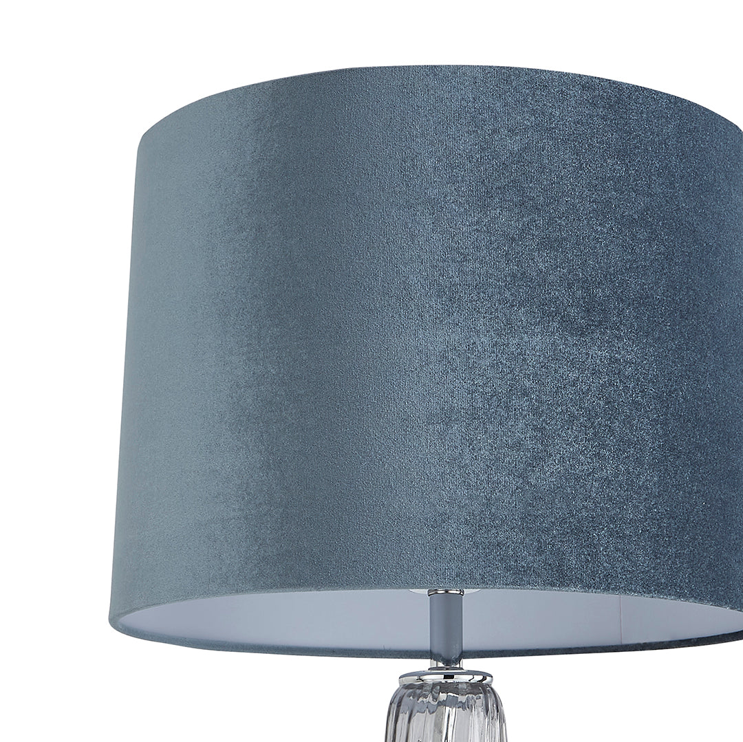 Pagazzi Alura Tapered Blue Ombre Glass Table Lamp
