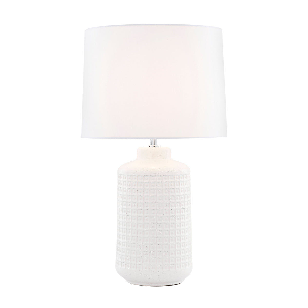 Pagazzi Ebbie White Ceramic Table Lamp