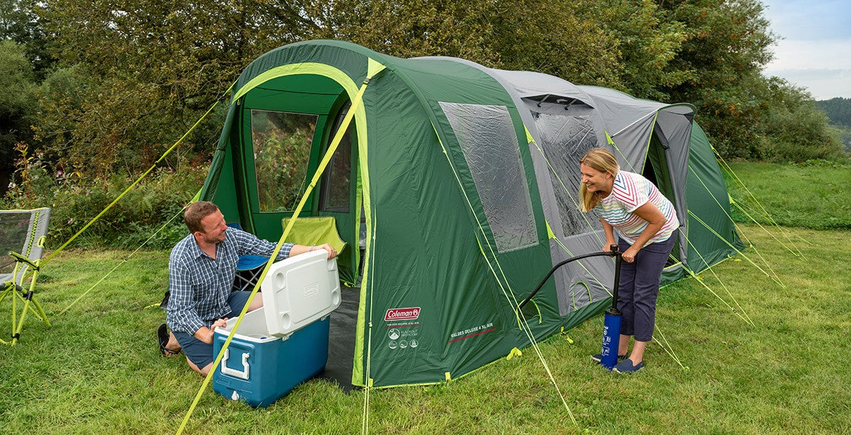 Image - Coleman Valdes Deluxe 4XL Air BlackOut Tent