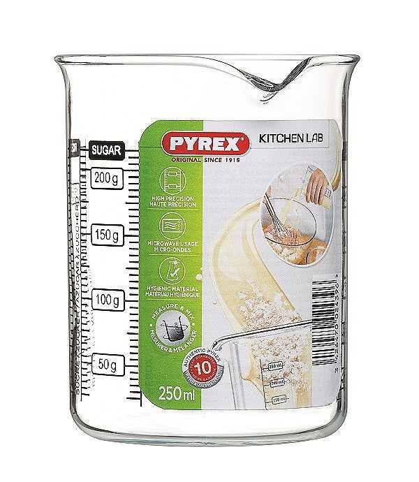 Image - Pyrex Classic Kitchen Lab Measuring Glass, 0.25L