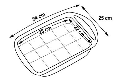 Image - Pyrex asimetriA Metal Easy-Grip Brownie Pan 28x22cm