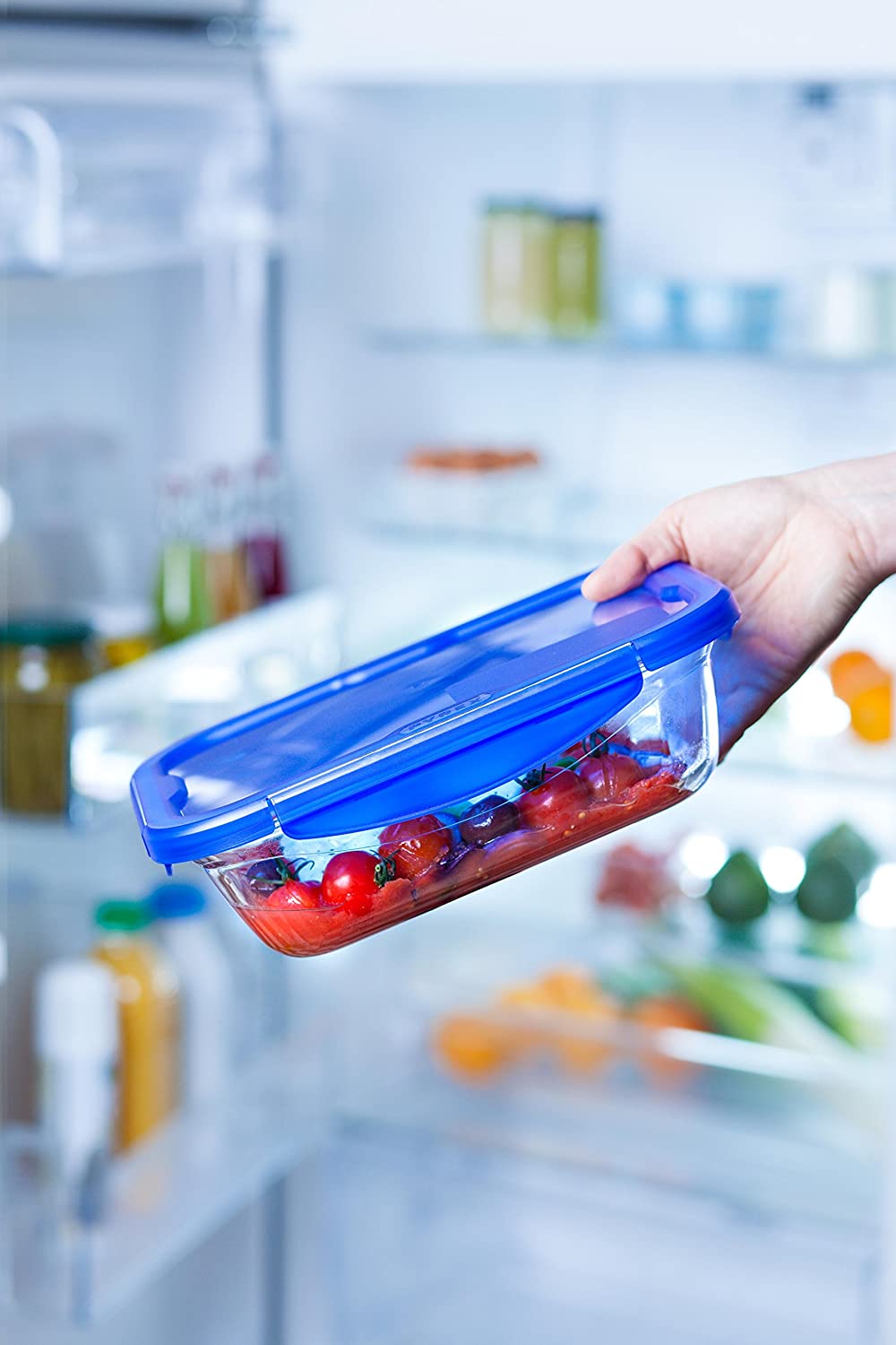 Image - Pyrex Cook & Go Glass Rectangular Dish with Lid, 20x15cm