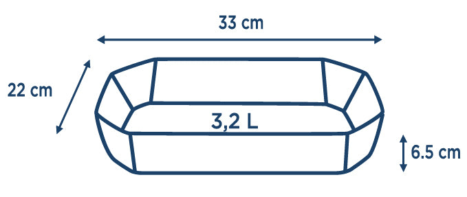 Image - Pyrex Inspiration Set of 2 Roasters, 33cm x 22cm (3.2L) & 30cm x 20cm (2.6L)