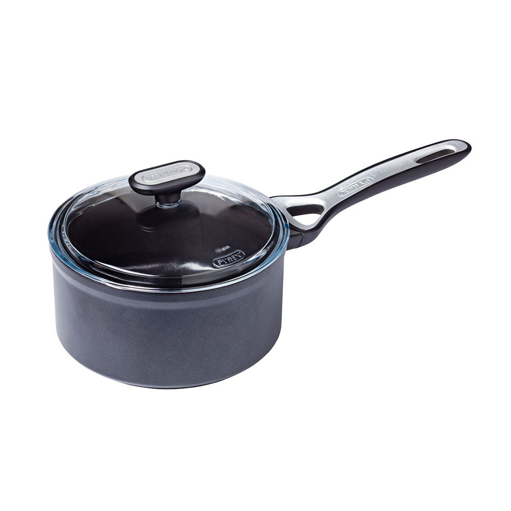 Image - Pyrex Origin+ Non-Stick Aluminium Induction Saucepan with Lid, 16cm