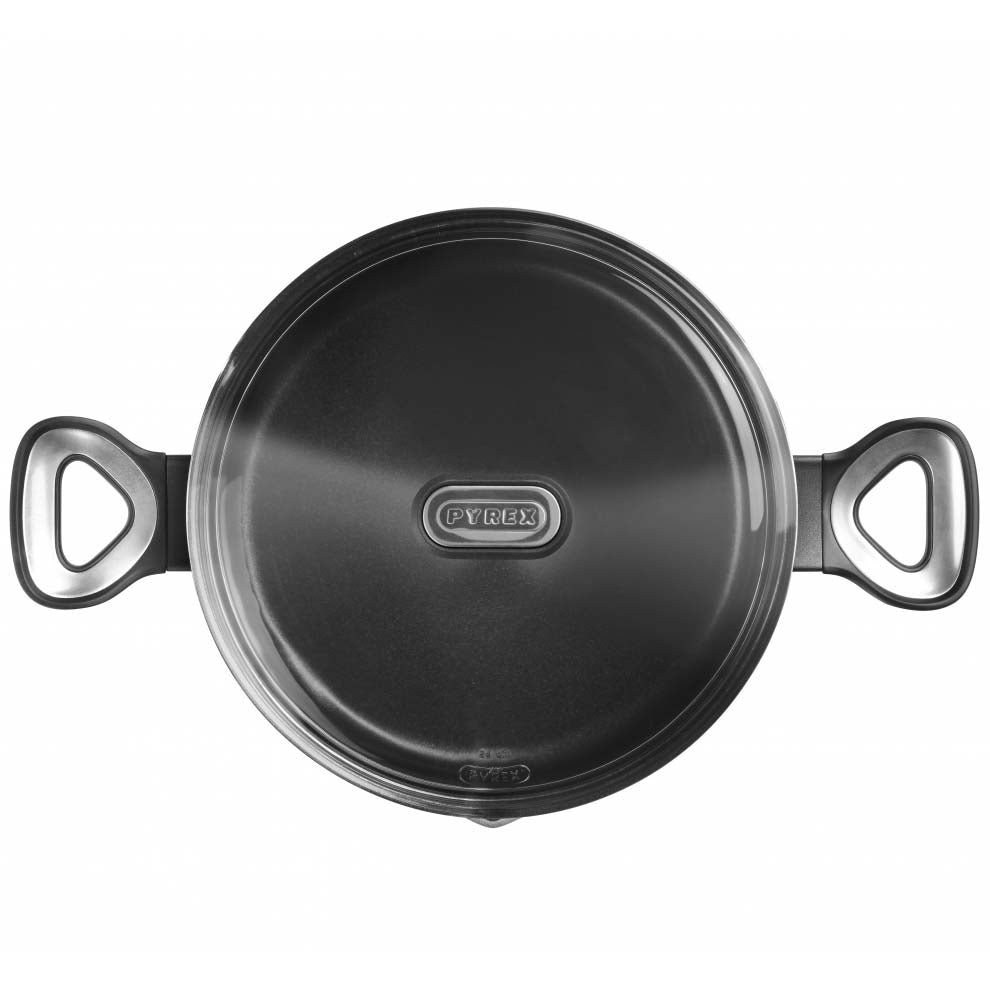 Image - Pyrex Origin+ Non-Stick Aluminium Induction Stewpot with Lid, 24cm