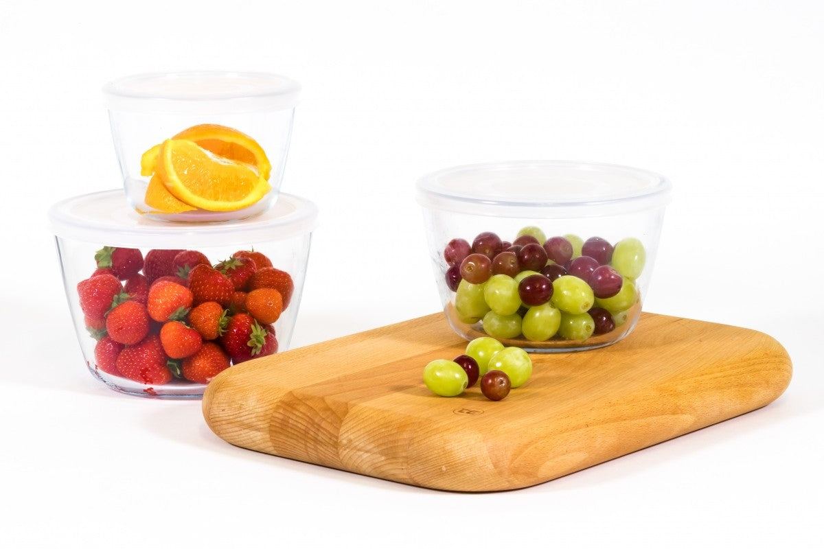 Image - Pyrex Cook & Freeze 3pc Set Round Containers