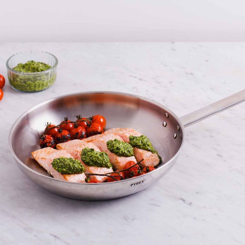 Image - Pyrex Master Stainless Steel Frypan, 28cm