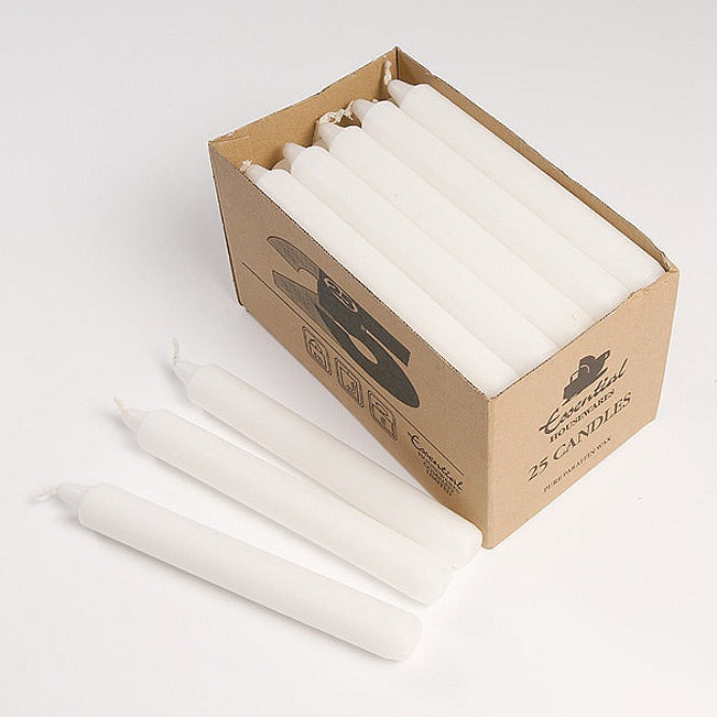Image - Essential Housewares White Candle Box, Pack of 25