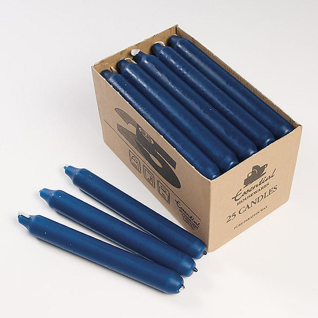 Image - Essential Housewares Pack of 25 Blue Candles in Window Box