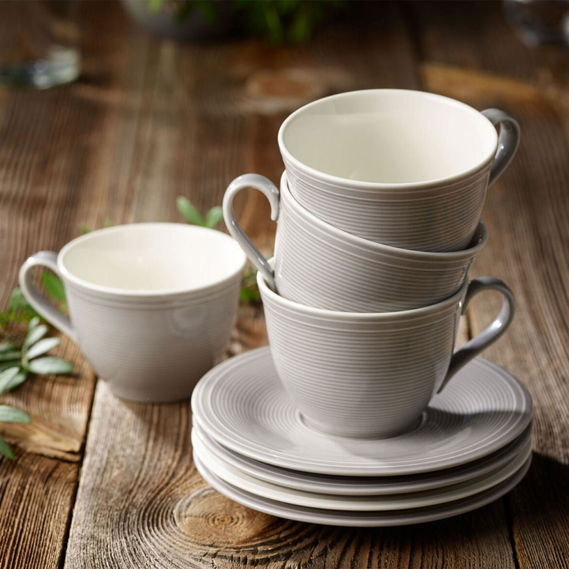 Image - Villeroy & Boch Color Loop Stone Saucer Coffee Cup, 15.5cm, Grey