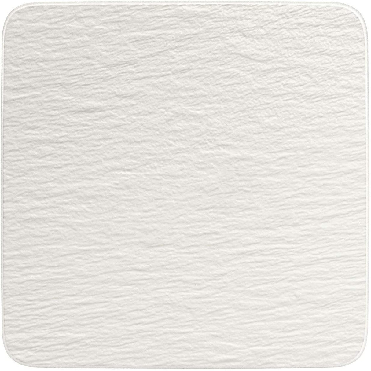 Image - Villeroy & Boch Manufacture Rock Blanc Square Serving/Gourmet Plate, White, 32.5x32.5x1.5cm