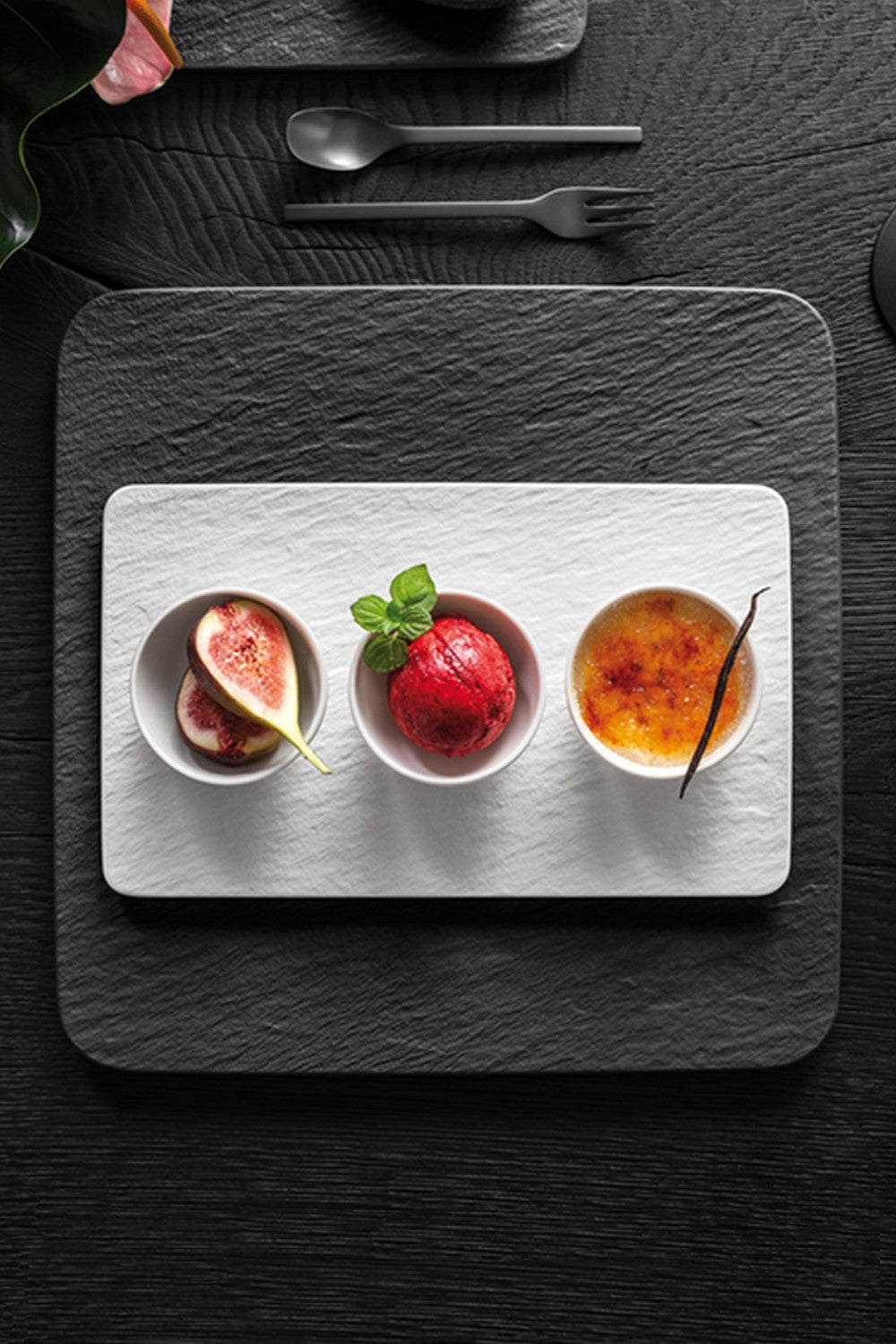 Image - Villeroy & Boch Manufacture Rock Blanc Dip Bowl, White, 8x8x4cm