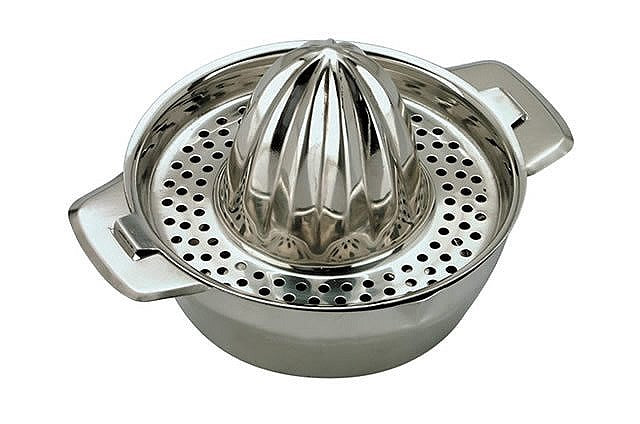 Image - Zodiac Stainless Steel Fruit Press, Silver